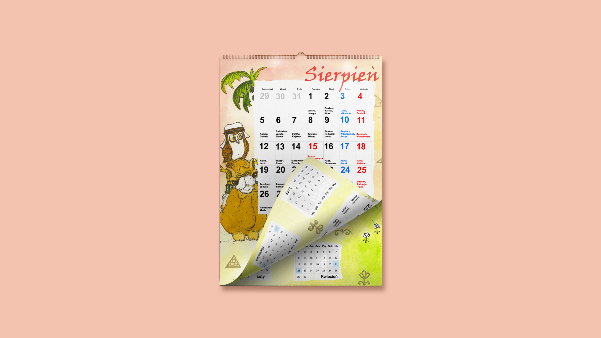 Kalendarze Ilustracje przez - evenflowstudio